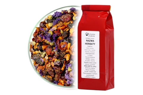 Herbata Owocowa SŁODKA ŚLIWKA (OT) (50g) Prezent Na Mikołajki i Święta !!